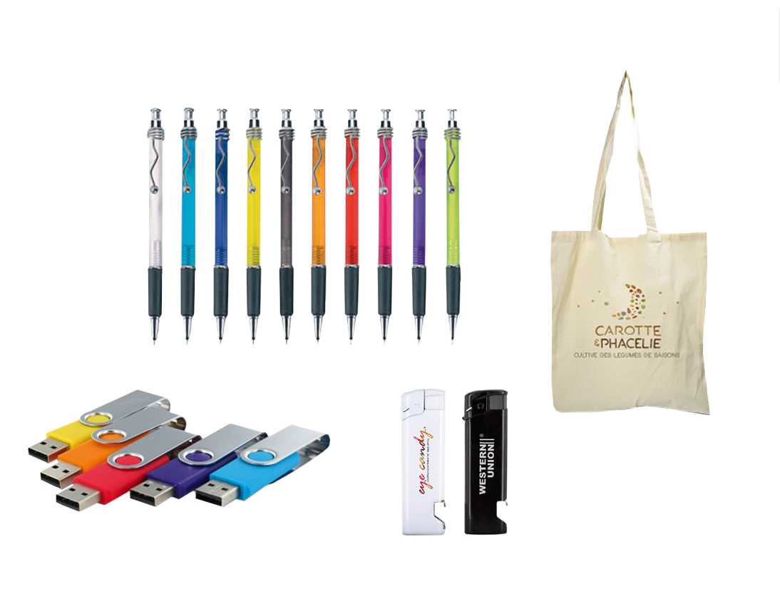 ensemble d'objets publicitaire Groupe Michel Catalano